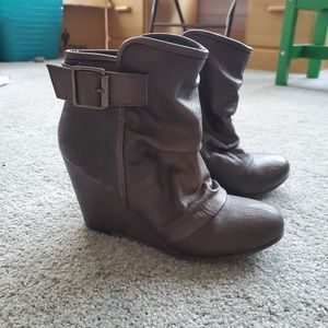Steve Madden Madden Girl wedge booties